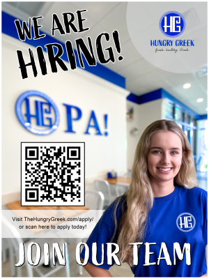 Hungry Greek Now Hiring
